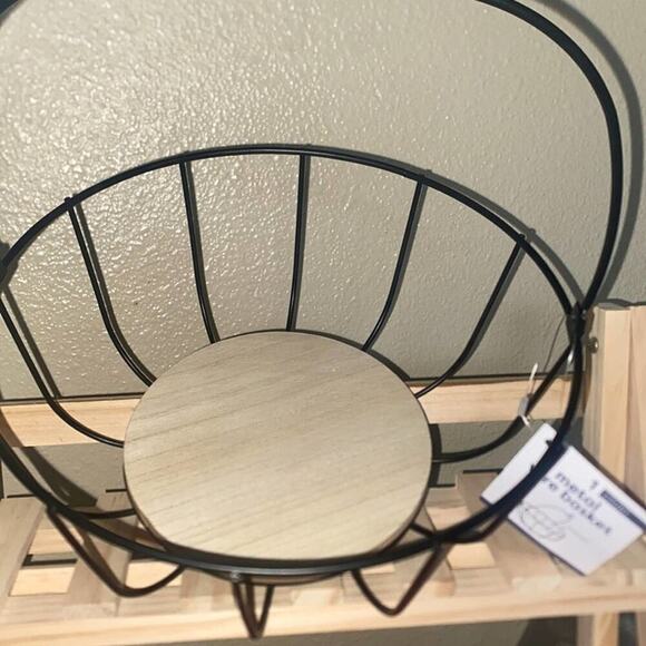 Target Bullseye Metal Wire Pumpkin Basket - Picture 2 of 4